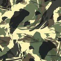 abstract brush art camouflage jungle forest pattern military background ready for your design vector
