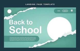 landing page template website presentation digital marketing flat design startup event business set vector