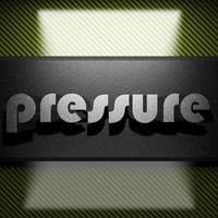 pressure word of iron on carbon photo