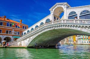 paisaje urbano de venecia con gran canal foto