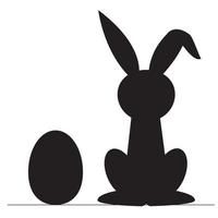 illustration vector graphics of Easter themed eggs and bunnies