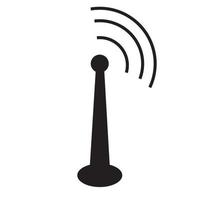 illustration vector graphics of a transmitting tower, good for transmitter illustration