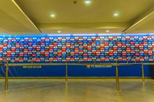 flash interview zone of Camp Nou stadium. Nou Camp photo