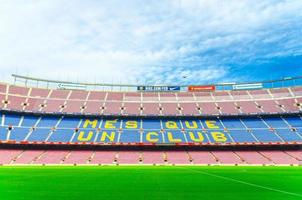 Barcelona, Spain Camp Nou is the home stadium of football club Barcelona photo