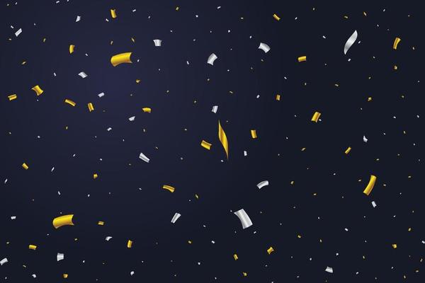 Silver Confetti Vector Art, Icons, and Graphics for Free Download