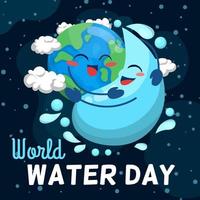 World Water Day Concept vector