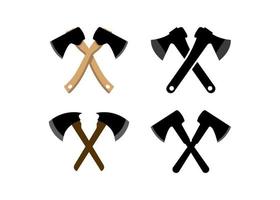 Axe icon design template vector isolated illustration