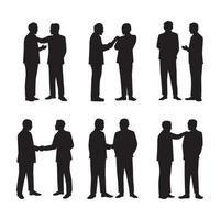Business Group Silhouette Collection vector