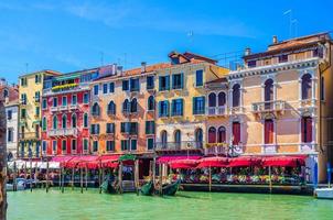 Grand Canal waterway in Venice historical city centre photo