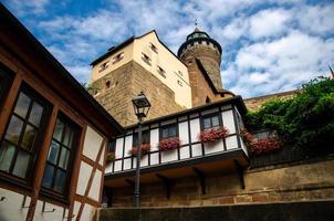 Old medieval castle Heathen Tower Kaiserburg, Nurnberg, Germany photo