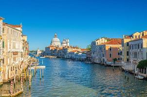 Venice cityscape with Grand Canal waterway photo