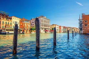 Venice cityscape with Grand Canal waterway photo