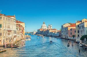 Venice cityscape with Grand Canal waterway photo