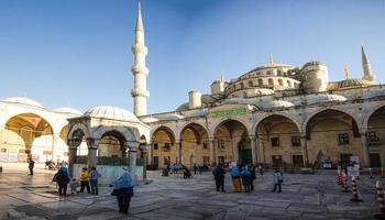 Istanbul, Turkey Sultan Ahmet Camii named Blue Mosque building exterior photo