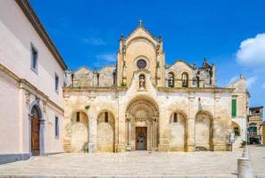 iglesia de san juan bautista chiesa di san giovanni battista en el centro histórico de la ciudad de matera foto