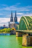 Cologne historical city centre with Cologne Cathedral photo