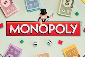 Monopoly game board photo