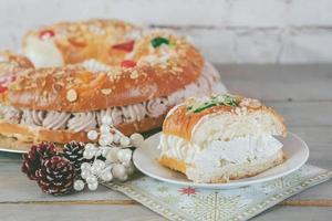King cake or Roscon de Reyes photo
