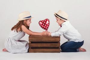 children in love photo