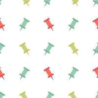 colorful push pin seamless pattern vector