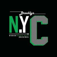nyc new york elemento de moda masculina y ciudad moderna en diseño gráfico tipográfico.ilustración vectorial.camiseta,ropa,ropa y otros usos vector