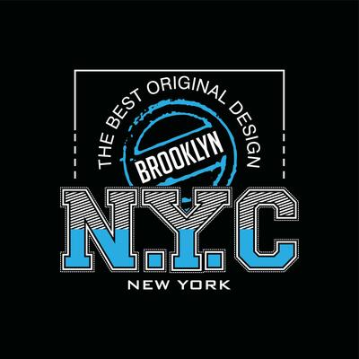 NYC new york  element of men fashion and modern city in typography graphic design.Vector illustration.Tshirt,clothing,apparel and other uses