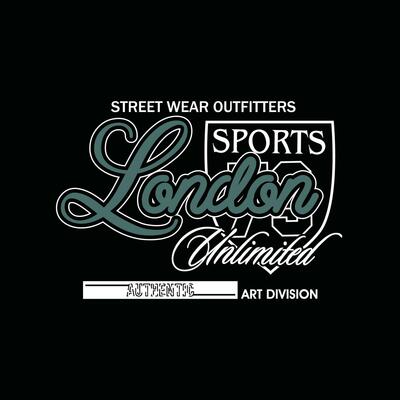 London element of men fashion and modern city in typography graphic design.Vector illustration.Tshirt,clothing,apparel and other uses