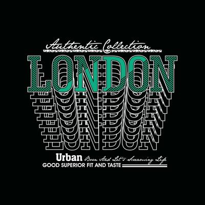 London element of men fashion and modern city in typography graphic design.Vector illustration.Tshirt,clothing,apparel and other uses