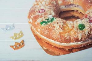 King cake or Roscon de Reyes photo