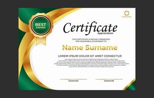 Seminar Certificate Template vector