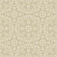 Seamless pattern floral ornament in Arabian style vector