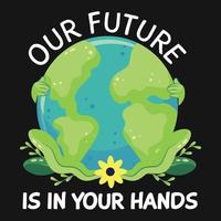 Earth Day 2022 World  Vector T shirt