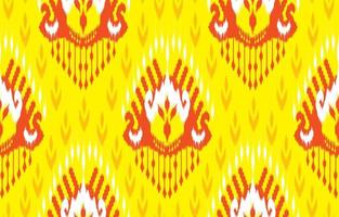 Uzbek ikat pattern, Beautiful ethnic art. Seamless pattern in tribal, folk embroidery in central Asia style. art ornament print. Design for carpet, wallpaper, clothing, wrapping, fabric, cover. vector