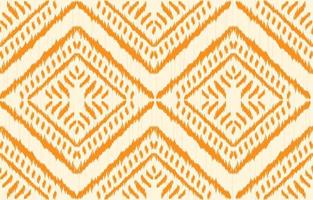 Beautiful ethnic abstract ikat art. Seamless pattern in tribal, folk embroidery, and Mexican style. Aztec geometric art ornament print. Design for carpet, wallpaper, wrapping, fabric, cover. vector