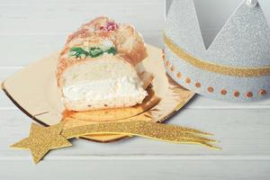 King cake or Roscon de Reyes photo