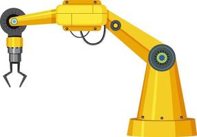 máquina robótica robot brazo mano vector
