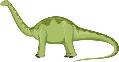 Aptosaurus dinosaur on white background vector