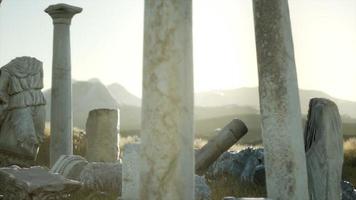 el antiguo templo griego en italia video