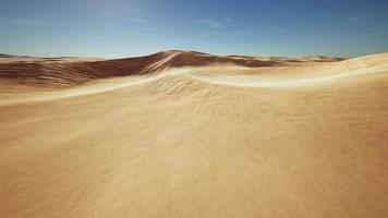 belas dunas de areia no deserto do saara
