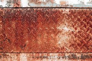 Grunge rusty metal texture. Rusted and oxidized background. photo