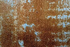 Grunge rusty metal texture. Rusted and oxidized background. photo