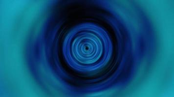 Colorful blue circle lights tunnel abstract background video