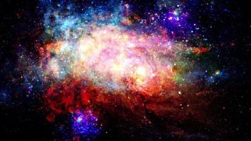 exploración espacial hermosa galaxia de viaje espacial video