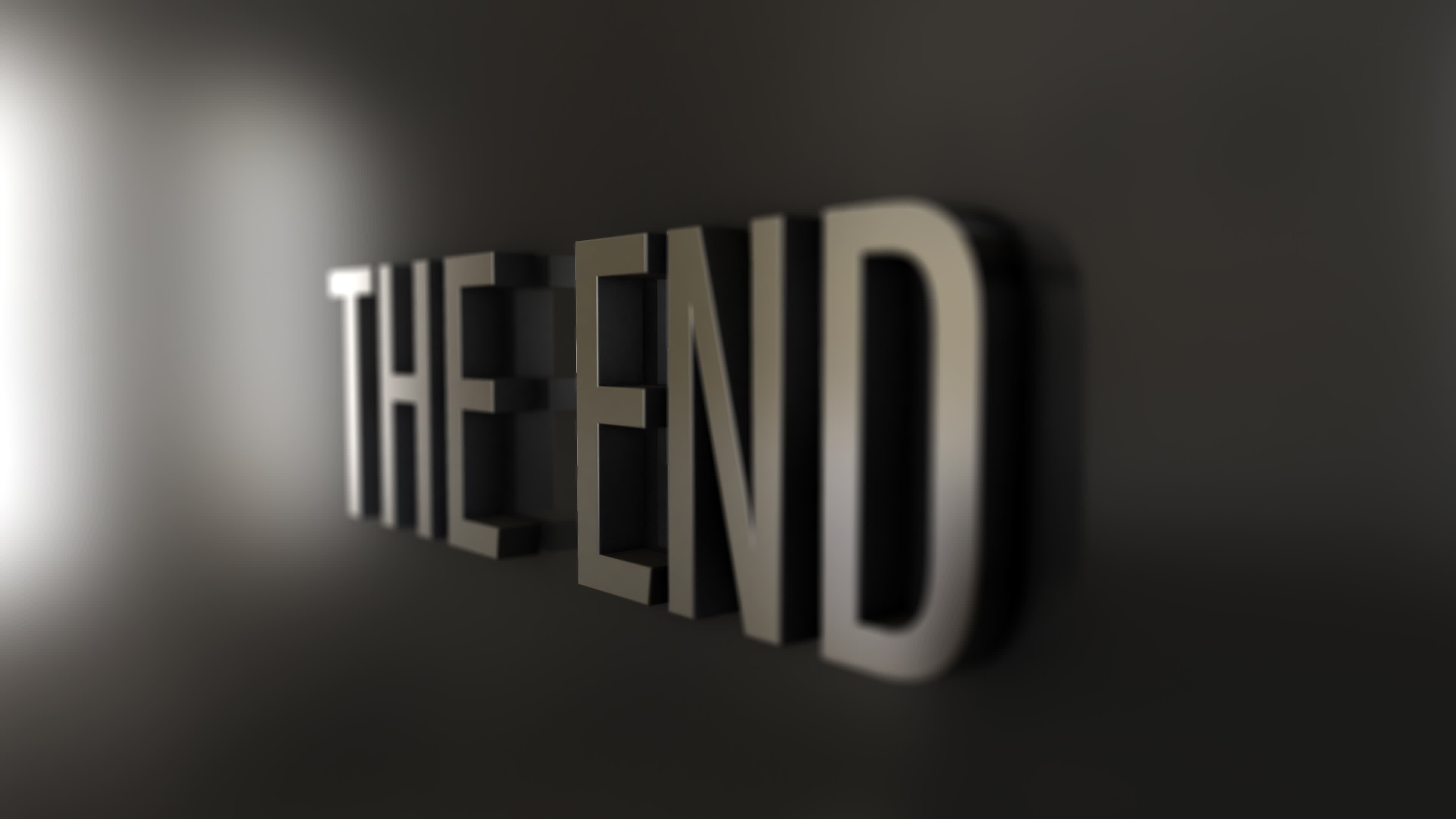 Ending Animation Stock Video Footage for Free Download