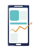 mobile app financial vector