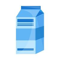 paquete de jugo o leche vector