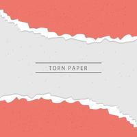 torn paper design vector