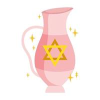 jarra antigua de hanukkah