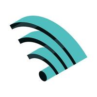 wifi internet isometric vector