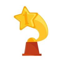 star trophy award vector